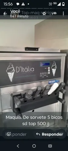 Máquina de sorvete expresso
