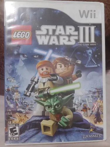 Jogo Nintendo Wii Lego Star Wars 3 The Clone Wars
