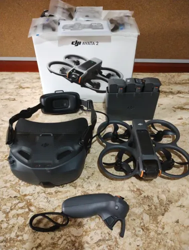 É PROMOÇÃO: Combo Drone DJI Avata 2 + óculos Googles N3 + controle motion