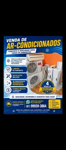 Instalação, higienização, manutenção em geral