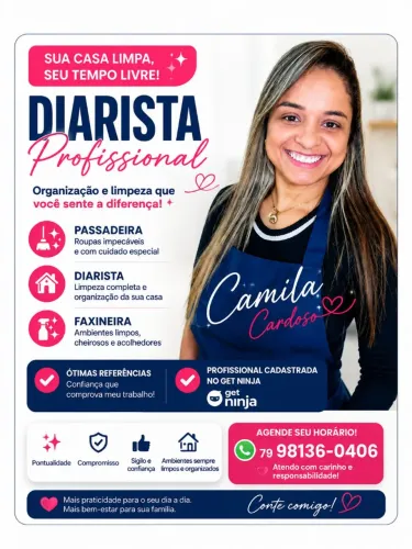 Diarista/faxineira 