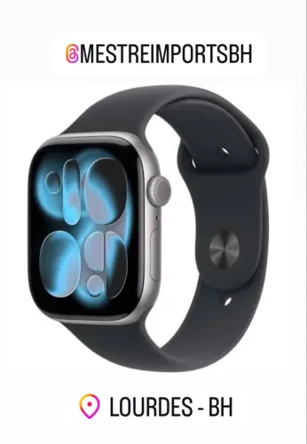 Apple Watch Séries 11 42MM SPACE GRAY (NOVO) LOJA FÍSICA ATÉ 21 VEZES ENTREGA SEM CUSTOS