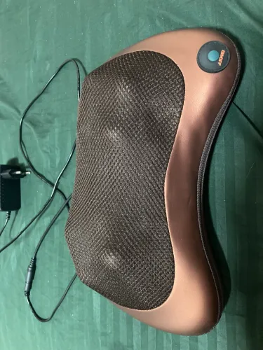 Almofada Massageadora Shiatsu Elétrica - Pescoço, Costas e Lombar (Bivolt)