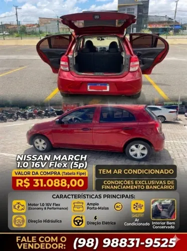 Nissan March 1.0 16V Flex Fuel 5P 2012