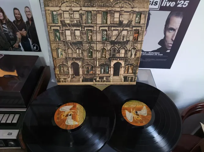 Vinil LP Led Zeppelin Phisical Grafitti Duplo RARO 