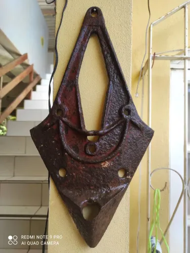 Ponta de arado antiga,para decoração: