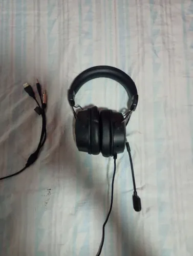 Fone headset gamer pichau azuris, drivers 50mm