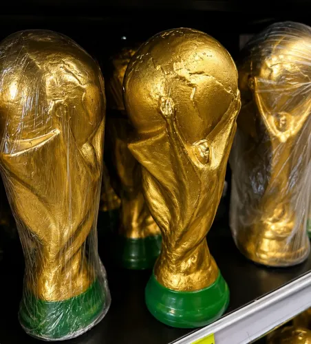 Cofre taça copa do mundo 