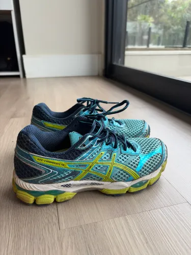 Tênis Asics FluidRide Tam37 Gel-Cumulus 16 Azul