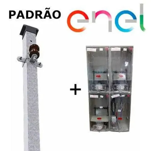 Kit caixa de entrada de luz enel