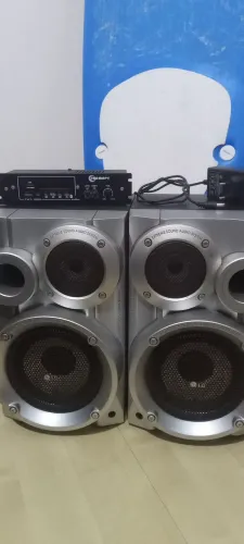 Caixas de som LG + Amplificador Ths1000 (Preço de torra para liquidez imediata)