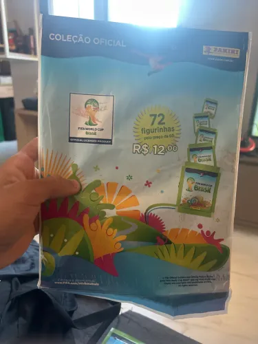 Pacote de figurinha copa do mundo 2014 raro 