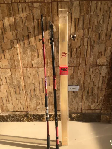 Vara de pesca de 4,20 mts de carbono