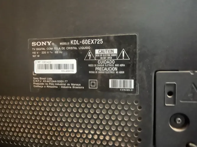 TV Sony 60 polegadas 