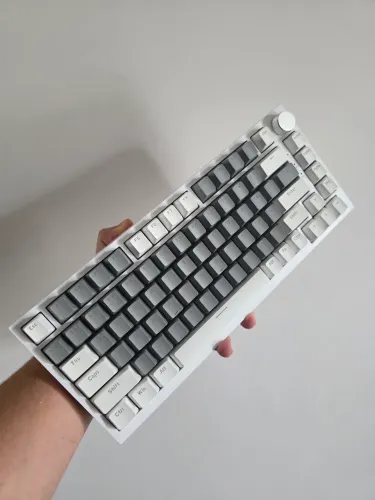 Teclado ajazz ak820 - branco