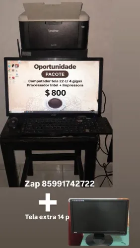 COMPUTADOR + IMPRESSORA