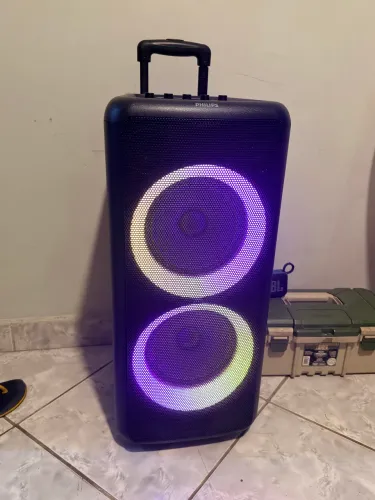 Caixa de Som Philips Tax5208/78 Party Speaker Bluetooth 1600W Preto