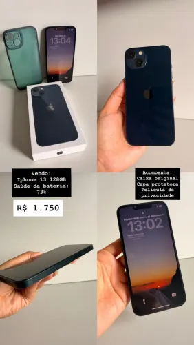 iPhone 13 128GB - Impecável