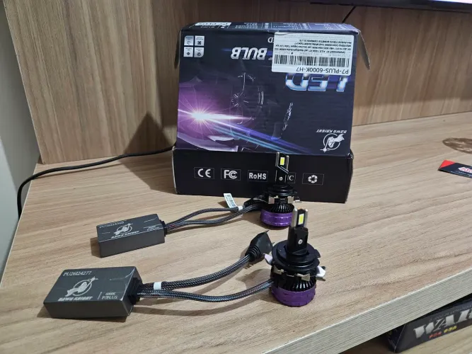 2 pares de Led h7, dawnknight p7 plus
