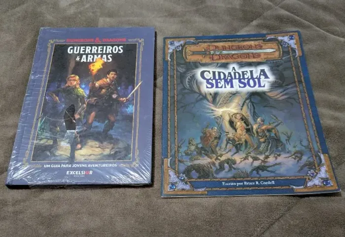 &D - Livros Guerreiros e Armas A Cidadela Sem Sol - Dungeons & Dragons 3e 5e RPG