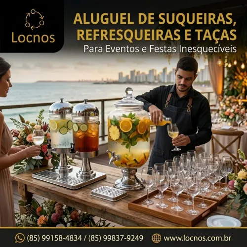 Aluguel de suqueira refresqueira