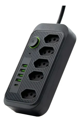 Extensão COIBEU Tomadas 2m 4 Usb Bivolt