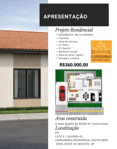 CASA NO CASTELINHO