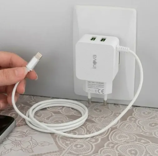 Carregador Inova para Iphone 2 USB