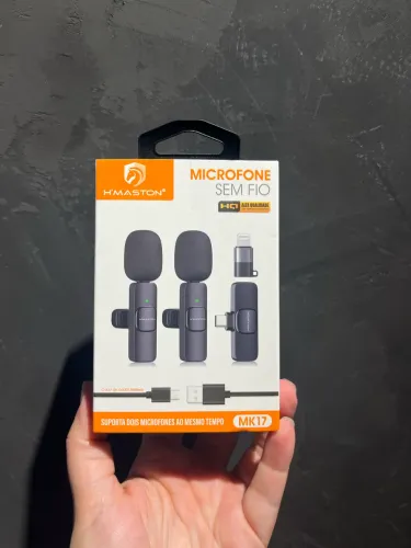 Microfone de Lapela Sem Fio H?Maston