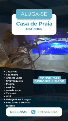 Aluguel de casa em matinhos 