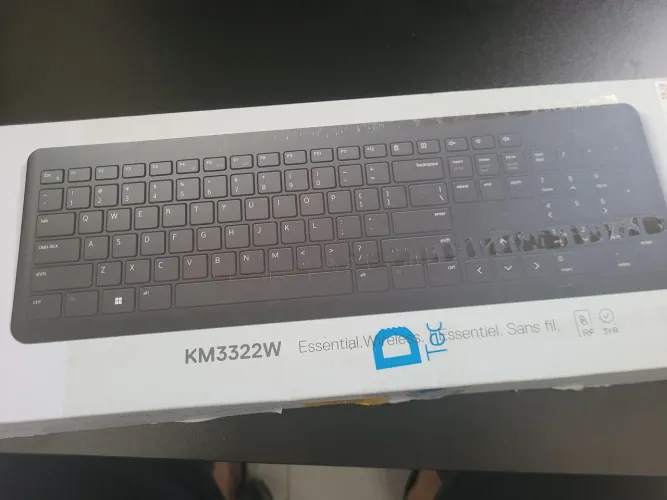 Teclado e mouse Dell KM3322W novo