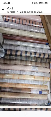 Papel de parede 5 mt auto colante a prova dágua