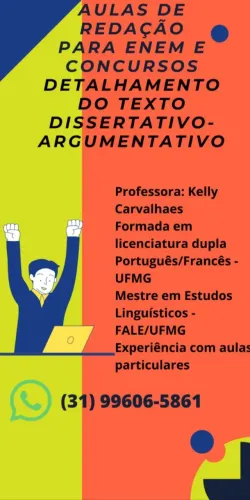 Aulas de redação para ENEM e concursos