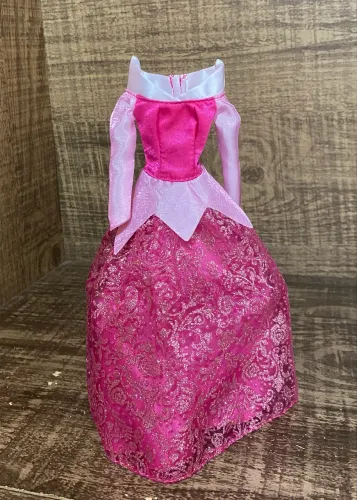Bela Adormecida Vestido Boneca Original Disney