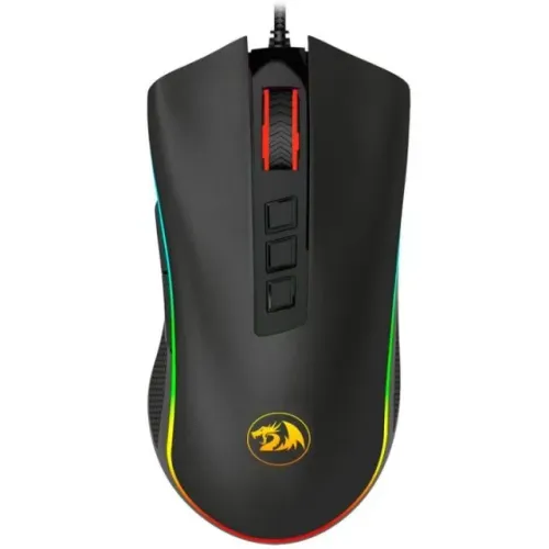 MOUSE GAMER REDRAGON COBRA | CHROMA RGB | 12400 DPI | 8 BOTOES | PRETO - Loja FH