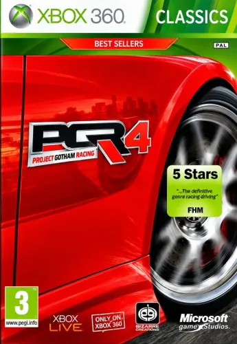 Jogo raro Project Gotham Racing 4 - PGR4 | Xbox 360 Classics para Colecionadores $
