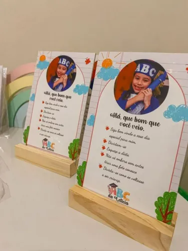 Formatura ABC infantil lembranças