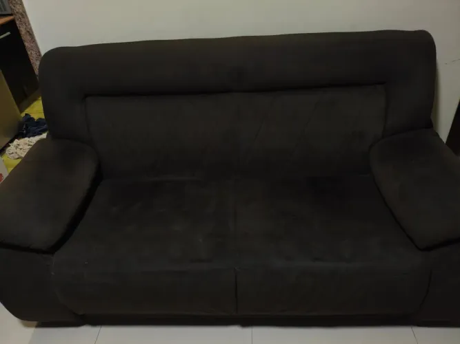 Vende-se sofá 2 lugares marrom
