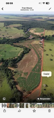 Chácara de 20 mil metro a 55 km de Uberlândia 