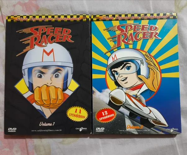 Kit DVD Speed Racer Edição de colecionador volume 1 e 2