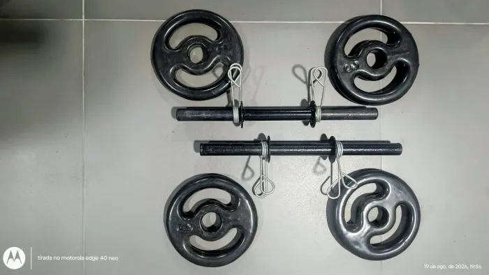 Kit halteres 6kg cada lado