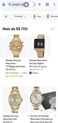 Relogio seculos