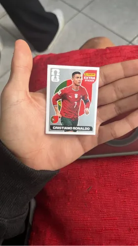 Extra stiker do Cristiano Ronaldo prata 2026