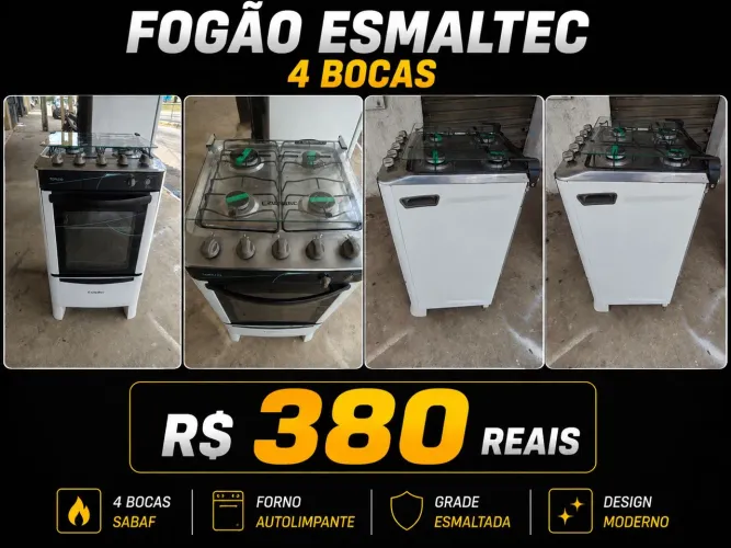 FOGÃO ESMALTEC TOP