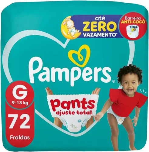 Pacote de fraldas Pampers G