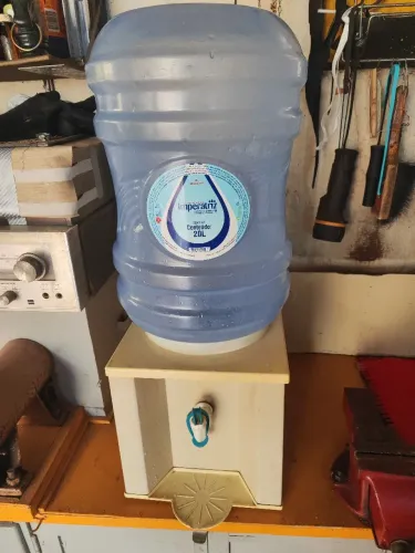 Filtro e galão agua
