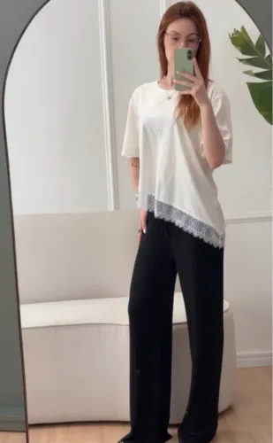 Blusinha com renda