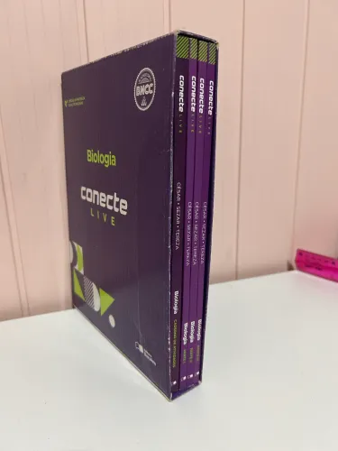 Box de Livros de Biologia Conecte Live