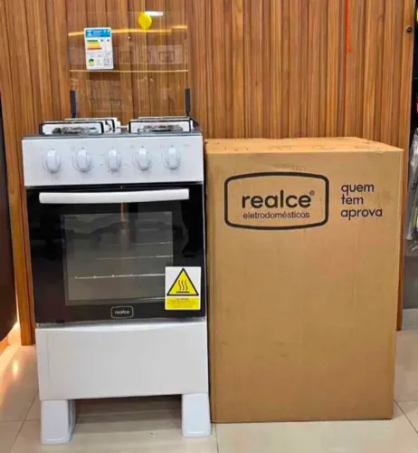 ?FOGÃO 4 BOCAS COM FORNO REALCE 