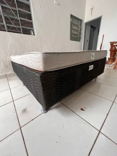 Ortobom cama box casal colchão espuma D45